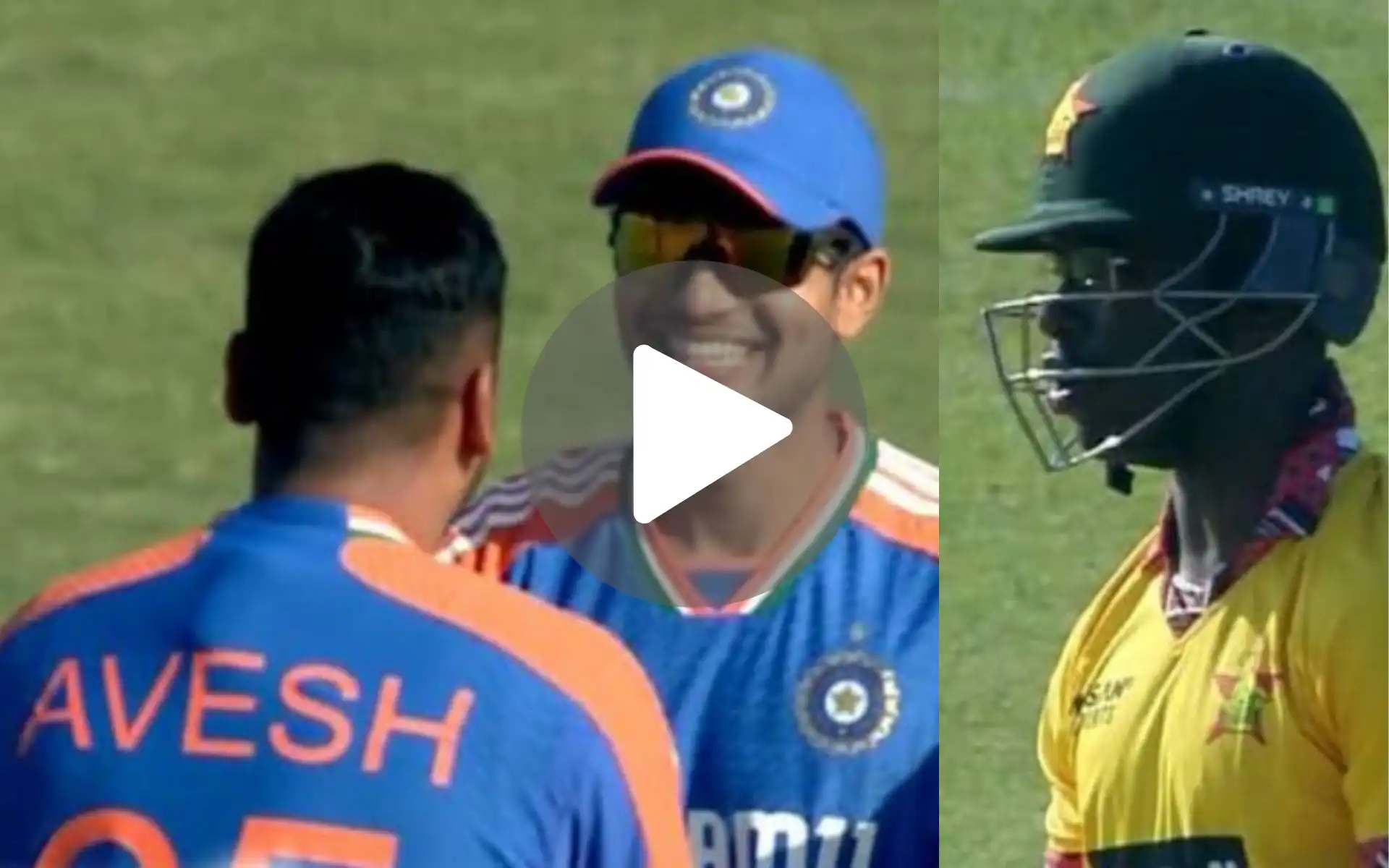 [Watch] Shubman Gill's Charming Smile As Avesh Khan Strikes On His 2nd Ball Vs ZIM